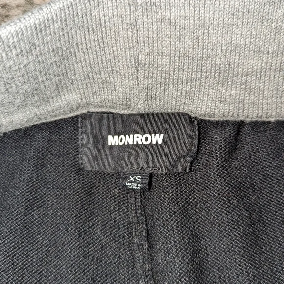 Monrow Color Block Knit Sweatpant Jogger Multi Women's XS - Picture 9 of 10